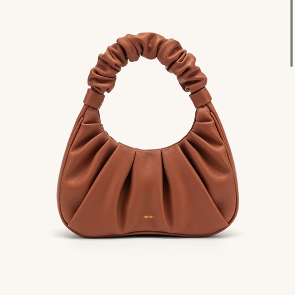 Gabbi Ruched Hobo Handbag - Nutella - Picture 1 of 7